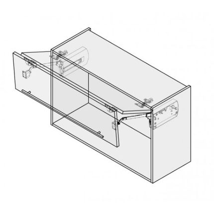 GRASS Kinvaro F-20 folding flap fitting