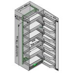 TANDEM swivel pullout-wide 450mm