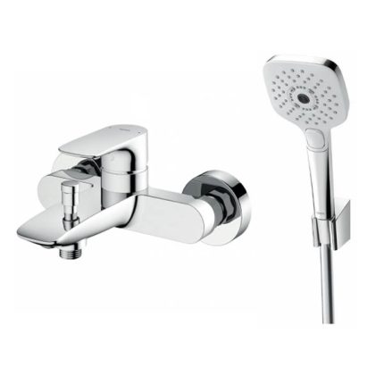 TOTO GA Series Exposed Single Lever Bath & Shower Mixer with Hand Shower