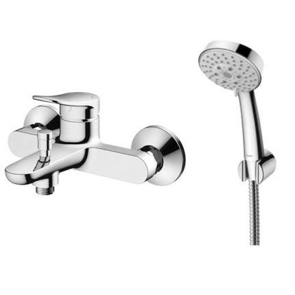 TOTO LF Series Exposed Single Lever Bath & Shower Mixer with Hand Shower