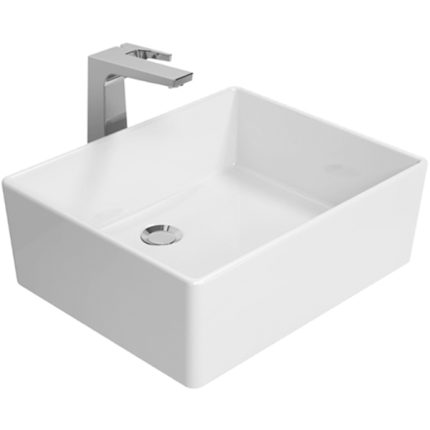 AMERICAN STANDARD WP-F611-WT Thin Touch Square Vessel Wash Basin