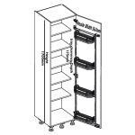 Kesseböhmer TANDEM door Fitting-Set (TALL UNIT)