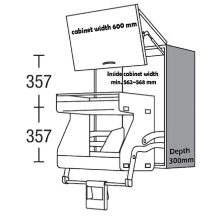 Kesseböhmer iMove set dauble tray