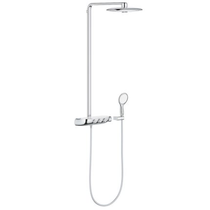 GROHE 26250000 Rain Shower System Smartcontrol Duo 360 Shower System With Thermostat For Wall Mounting