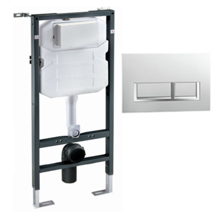 AMERICAN STANDARD Conceal Tank with Square Push Plate