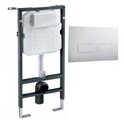 AMERICAN STANDARD Conceal Tank with Square Push Plate