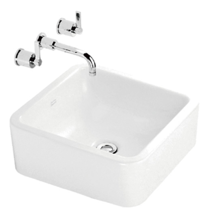 AMERICAN STANDARD WP-F606-WT White Square Wash Basin